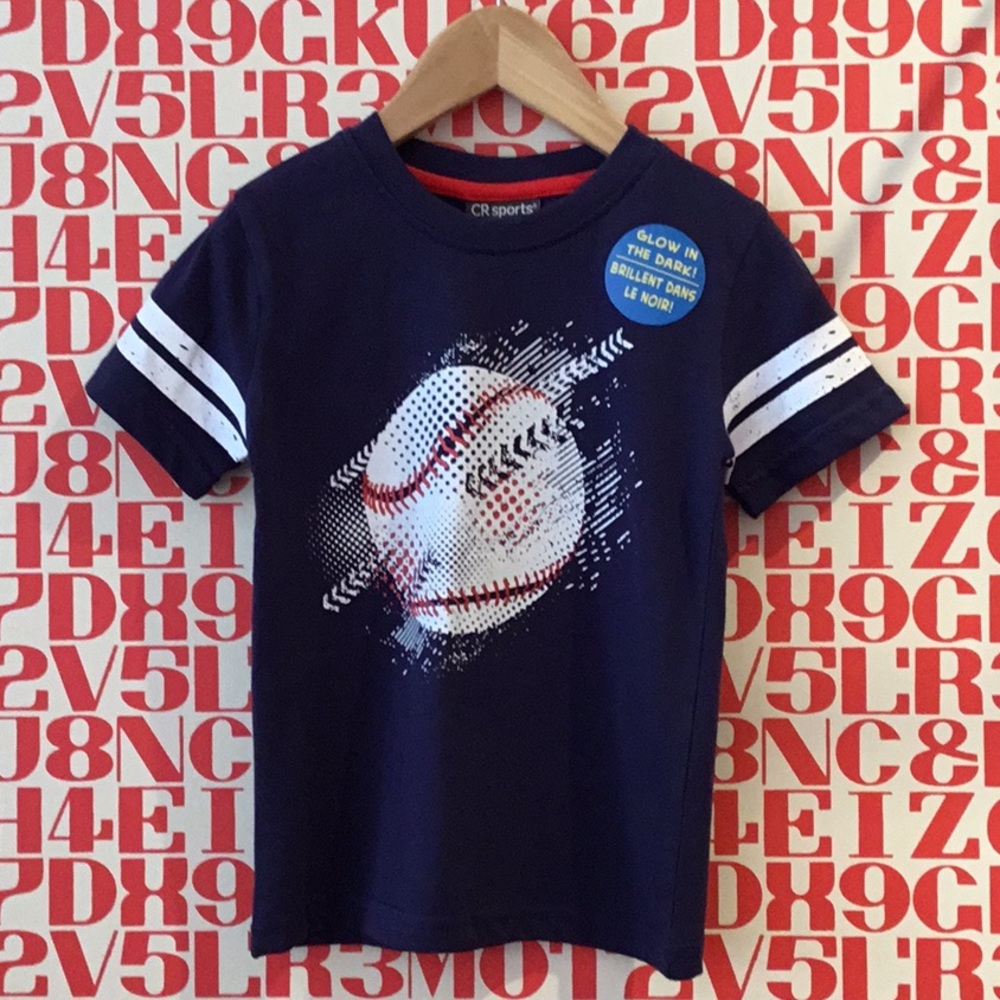 CR Sports Short Sleeve Glow in Dark Tee, NEW WITH TAGS!